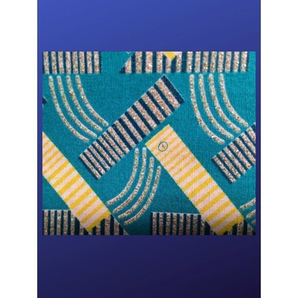 UNBRANDED Metallic Formal/Evening Bag, Turquoise/Aqua/Gold, Medium Size, NWOT - Picture 12 of 12